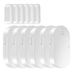 Door Window Alarm 6 Pack Wireless Burglar Alarm 130DB Loud Pool Door Open Alert for Home Kids Saftey 4Alarm Modes Magnetic Sensor Security for Garage Business Hotel Apartment Office RV
