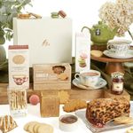 Luxury Afternoon Tea Hamper - Birthday Hampers for Women & Men - Gourmet Food Gift Basket with Biscuits, Cakes & Sweet Treats - Hamper Gifts for Women, Mum, Couples, Thank You & New Home