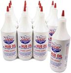 Lucas Oil Products Gear Oil, Hub Oil, Stop-Leak, 250WT, Conventional, Steering Axles/Trailer Hubs, 1 qt Bottle, Set of 12