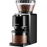 SHARDOR Conical Burr Coffee Grinder Adjustable Automatic Burr Mill with 35 Precise Grind Setting for 2-12 Cup, Black