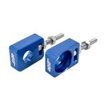 JXR Axle Chain Adjuster Tensioner Blocks for Surron Light Bee Talaria Sting + R (Blue)