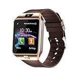 Padgene Bluetooth Smartwatch,Touchscreen Wrist Smart Phone Watch Sports Fitness Tracker with SIM SD Card Slot Camera Pedometer Compatible with Android Smartphone for Kids Men Women