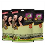 Sterling Naturals Hair Colour for Women, Henna Mehndi for Hair Dye, Natural Hair Colour Without Chemical and Ammonia-Free, M1 Natural Black, Pack of 3