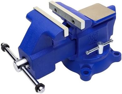 Yost Vises 445 Combination Vise | 4.5 Inch Jaw Width Utility Pipe and Bench Vise |Secure Grip with Swivel Base and Large Pipe Jaw Capacity | Made with Cast Iron and Steel U Channel Bar