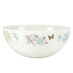 Lenox Butterfly Meadow Melamine 2-Piece Serving Bowl Set, 4.85 LB, Multi