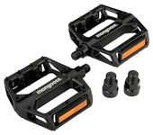 Mongoose Mountain Bike Pedal Fits 9/16" & 1/2" Pedals,Black