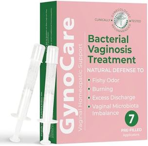 Bacterial Vaginosis Treatment - Natural Vaginal Prefilled Homeopathic Applicators for Odor, Discharge, Itching, Vaginal Microbiota Imbalance and Discomfort