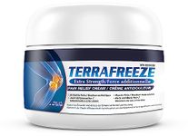 TERRAFREEZE™ Pain Relief Cream, 2oz Extra Strength Pain Relieving Formula - Arthritis, Joint, Muscle, Back, Neck & Shoulder Pain, Natural Ingredients, Non-Greasy & Refreshing Pain Reliever