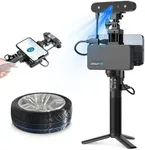 CR Scan Ferret Pro 3D Scanner, 0.1mm Accuracy Fast Full Color Scanning, Enhanced Anti Shake Tracking, Equipped with Wifi6 Wireless Bridge, Power Bank, Support Windows, Mac, Android, iOS