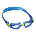 Aquasphere Kayenne Jr Swimming Goggles, Pool Goggles For Children 6 Years and over With UV Protection, Silicone Seal, and Anti-Fog, and Anti-Leak Lenses For Boys and Girls