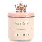 DEMDACO First Tooth and Curl Pink C