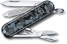 Victorinox Swiss Army Pocket Knife Classic SD with 7 Functions, Navy Camouflage