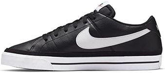 Nike Men's Court Legacy Sneaker, Black White(Dark), 9 UK