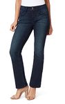 Angels Forever Young Women's Curvy Bootcut Mid-Rise Jeans (Standard and Plus), Amaryllis, 20 Plus