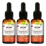 WOW Skin Science Brightening 20% Vitamin C Face Serum | Boost Collagen and Elastin for Anti aging, Skin Repair | For Dark Circles, Fine Lines | Glowing Skin | Hydrates | 30 ml | Pack of 3