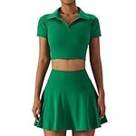 ABOCIW Tennis Outfits for Women 2 P