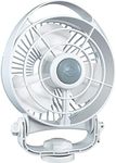 SEEKR Bora, 748CAWBX, Compact 3-Speed Direct Wire Cabin Fan, 100/130 CFM, 12V,White