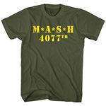 Mash Logo 4077th Military Green T-Shirt Tee 2X [Apparel]