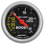 Auto Meter 3303 Sport-Compact Mechanical Boost / Vacuum Gauge