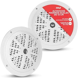Pyle PLMR51W - Sistema de altavoces 150 vatios, 2-way de 5.25", blanco