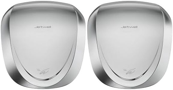 JETWELL 2Pack UL Approved Commercial Hand Dryer with HEPA Filter- Automatic High Speed Stainless Steel Hand Dryers for Bathrooms- Heavy Duty Hand Blower