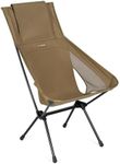 Helinox Sunset Chair (re), Packable Outdoor Furniture, Summer Vacation Holiday Seat, Foldable, Lightweight High-Back Comfort, Sustainable Eco-Friendly Materials Weighing 3.66 lbs(1.6 kg), Coyote Tan