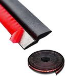 YAKEFLY Z Shape Automotive Windshield Rubber Seal,13Ft Car Windshield Window Door Weather Seal,Self Adhesive Windshield Rubber Seal,Auto Rubber Weather Draft Seal Strip