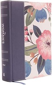 NIV, The Woman's Study Bible, Cloth over Board, Blue Floral, Full-Color, Red Letter: Receiving God's Truth for Balance, Hope, and Transformation