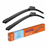 WOWIPER Silicone Wiper Blades 26 16 Replacement for Toyota Corolla 2019-2009 RAV4 2023-2013/Honda CRV 2016 2015 2014 2013 2012+More OEM Quality Windshield Wiper Blades for My Car(Set of 2)
