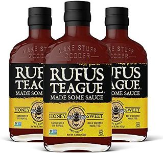 Rufus Teague - Honey Sweet BBQ Sauce - Premium Barbecue Sauce - 15.25 oz. Bottles - 3 Pack