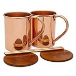 Moscow Mule PURE Copper Mugs Set of