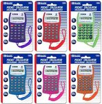 Bazic 8-Digit Pocket Size Calculator with Neck String (Case of 144) (3006-144)