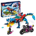 LEGO DREAMZzz Crocodile Car Toy 2-in-1 Set, Dream Monster Truck or Croc Car Vehicle, Includes Cooper, Jayden and Night Hunter Minifigures, Gift for Kids, Boys and Girls Aged 8+ 71458