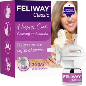 FELIWAY Classic Cat Calming Diffuser – Stress Relief Plug-In