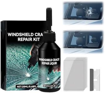 PUSKIU Windshield Crack Repair Kit, Quick Fix Windshield & Glass Repair Tools, Wind Shield Car Glass Repair Set Glass Corrector Shatter Repair Glue for Cars, Automotive Glass Nano Repair Fluid Kit