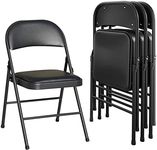 KAIHAOWIN Folding Chairs Set of 4 V