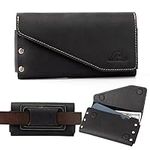 Topstache Leather Phone Holster wit