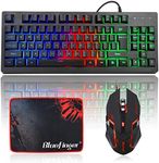 RGB 87 Keys Gaming Keyboard and Bac