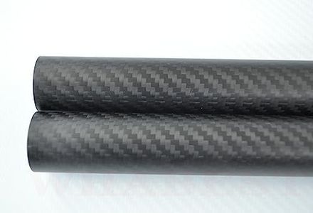 WHABEST Glossy 1000mm Long x 22mm OD x 20mm ID Carbon Fiber Tube for Quadcopter Multicoptor