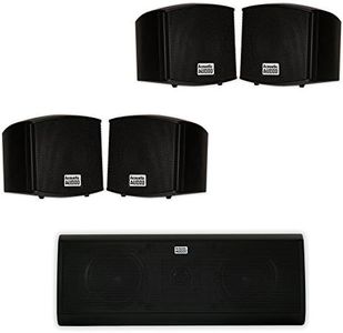 Acoustic Audio AA321B and AA40CB Indoor Speakers Home Theater 5 Speaker Set