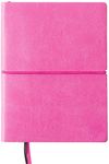 Global Printed Products 4.25 by 5.75 in Pocket Journal Notebook with Elastic Closure, Pink/Black