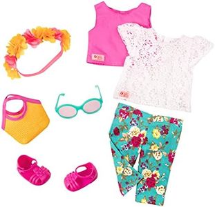 Our Generation BD30333Z - Ropa deluxe - Pantalones con flores