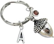 Personalised Acorn Keyring with ini