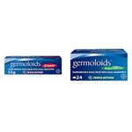 Germoloids Hemorrhoid Cream, Piles Treatment with Anaesthetic to Numb The Pain & Itch, 55 g, Pack of 1 with Piles Treatment Suppositories, Triple Action with Anaesthetic to Numb The Pain & Itch, 55 g