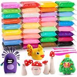 EDIFON Air Dry Clay Magic Clay kit, 36 Colors Ultra Light Modeling Clay, Safe and Non-Toxic Modeling Clay, Art Crafts Gift for Kids