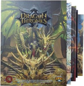 Dragon Thrones – Kambria Fantasy RPG Collection | World Map, Adventure Campaign, Collector’s Edition, Atlas, Player’s Guide | Roleplaying Game (Dragon Thrones Collector's Edition (Set of 3 Books))