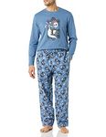 Amazon Essentials Disney | Marvel | Star Wars Men's Flannel Pyjama Sleep Sets, Nightmare Santa Jack - Mens, XL