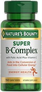 Nature's Bounty Super B Complex w/Folic Acid plus Vitamin C, 150 Tablets