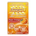 Emergen-C Orange Vitamin C 1000mg (90 Packets), 90 Count