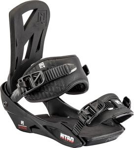 Nitro Men's STAXX '23 Snowboard Binding Snowboard Binding, Black, M